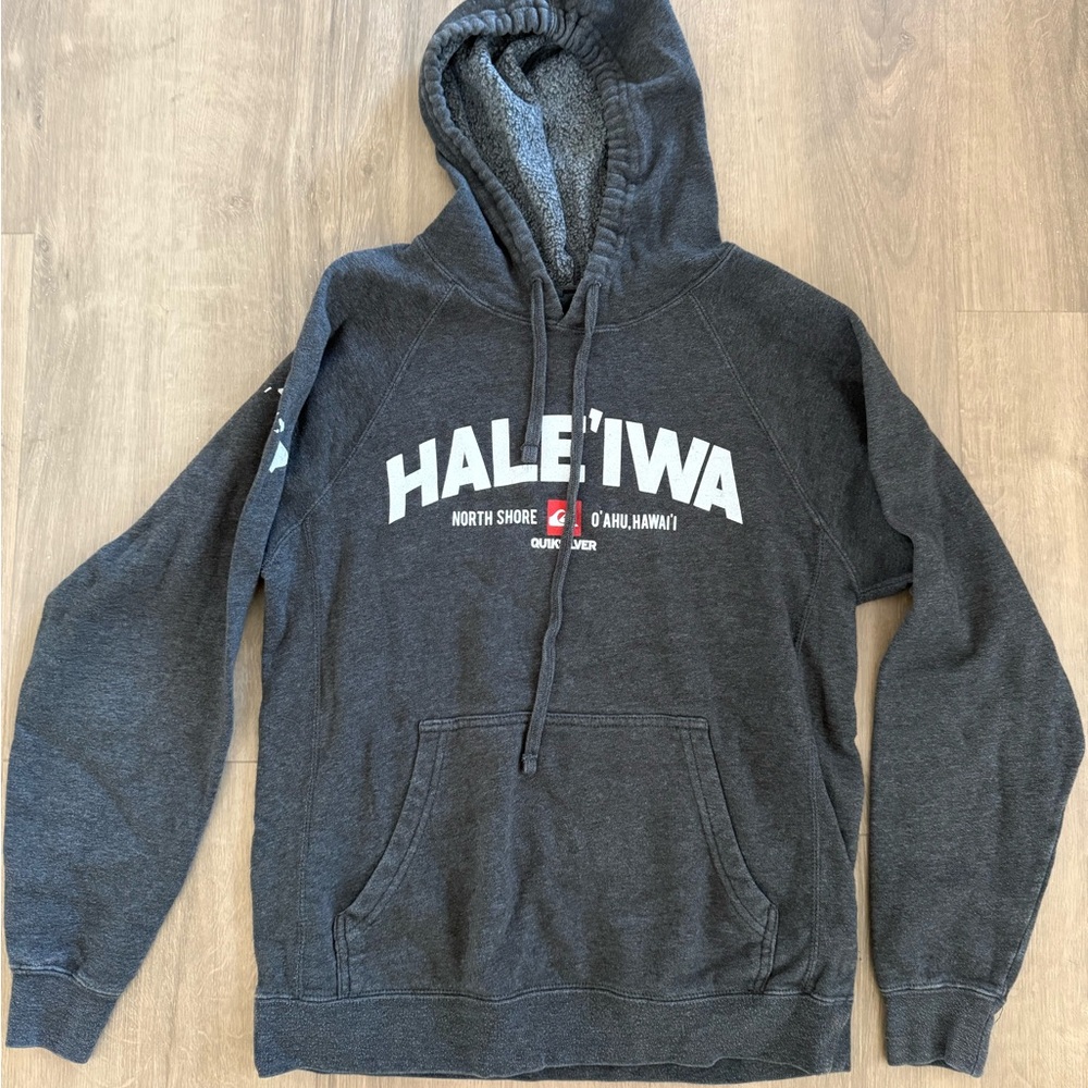 Quiksilver Dark Gray Hale'iwa Hoodie